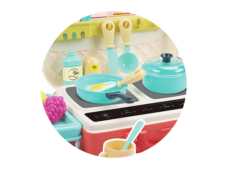 Juguete Maletín Mini Cocina + 28 accesorios 2 en 1 DBG1589 3