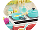 Juguete Maletín Mini Cocina + 28 accesorios 2 en 1 DBG1589 - Miniatura 3