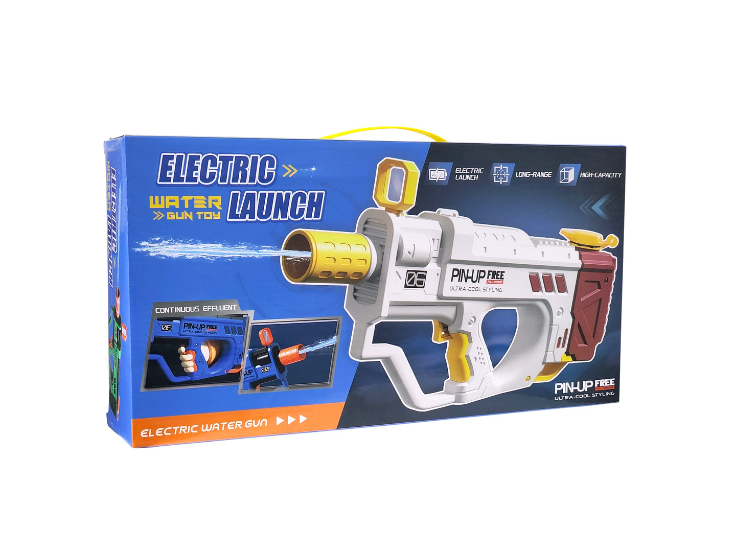 Juguete Pistola de Agua Eléctrica Uzi Recargable DBG1659 8