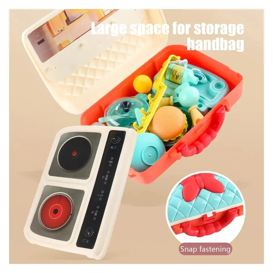 Juguete Maletín Mini Cocina + 28 accesorios 2 en 1 DBG1589 4