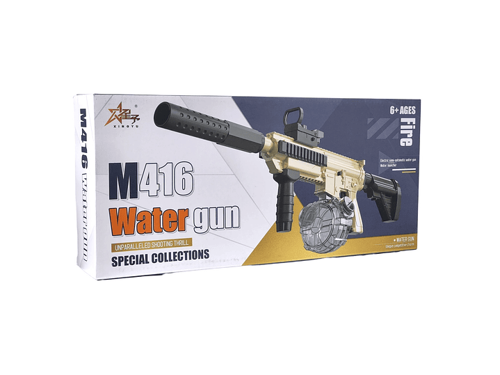 Juguete Pistola De Agua Eléctrica M416 Recargable DBG1794  8