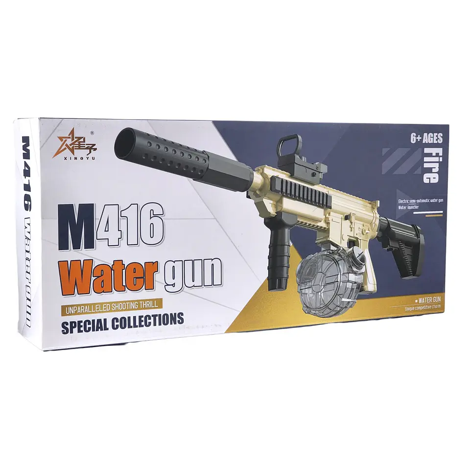 Juguete Pistola De Agua Eléctrica M416 Recargable DBG1794  8
