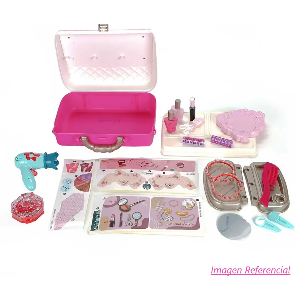 Set Belleza Juguete Infantil Maletín Maquillaje Acc DBG1609 3