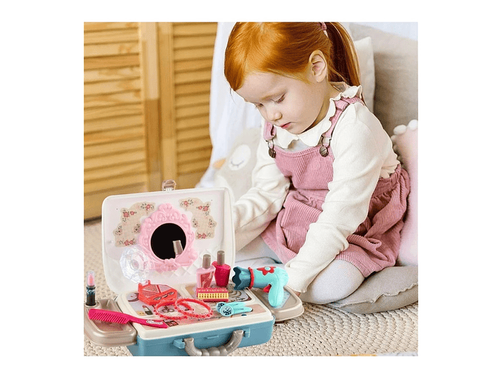 Set Belleza Juguete Infantil Maletín Maquillaje Acc DBG1609 4
