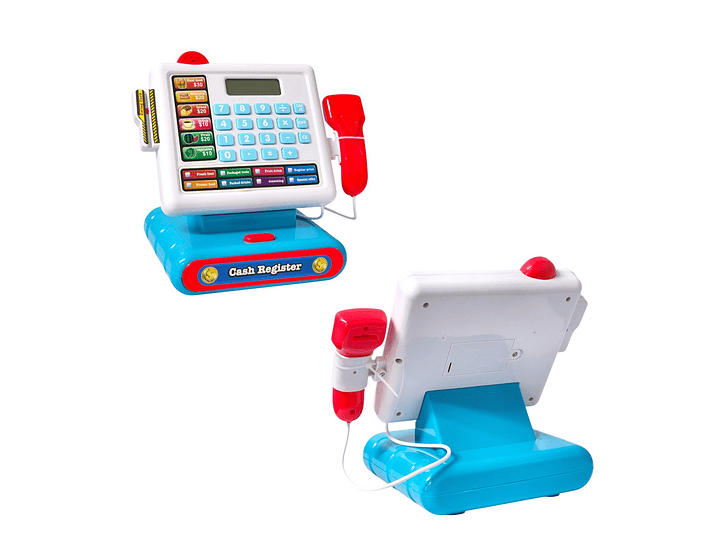 Juguete Caja Registradora Luz Sonido Y Accesorios DBG1610 3