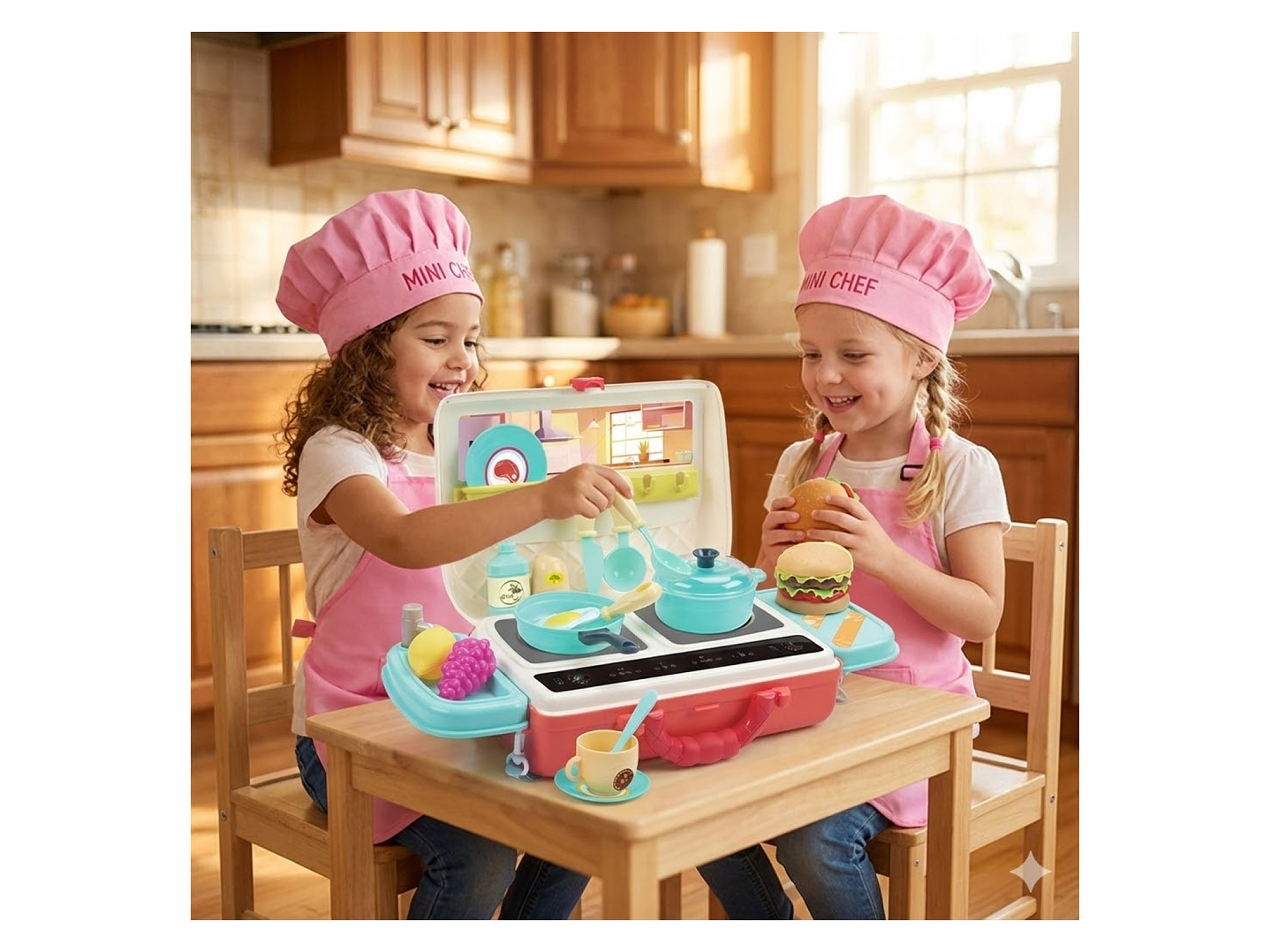 Juguete Maletín Mini Cocina + 28 accesorios 2 en 1 DBG1589 8