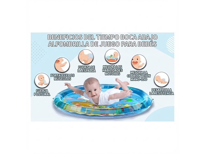 Alfombra De Agua Sensorial Bebé Diseño Marino DBG1451 2