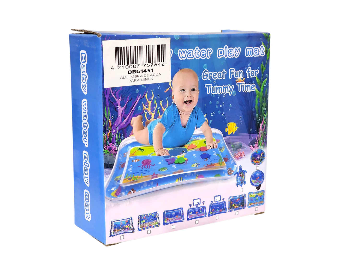 Alfombra De Agua Sensorial Bebé Diseño Marino DBG1451 4