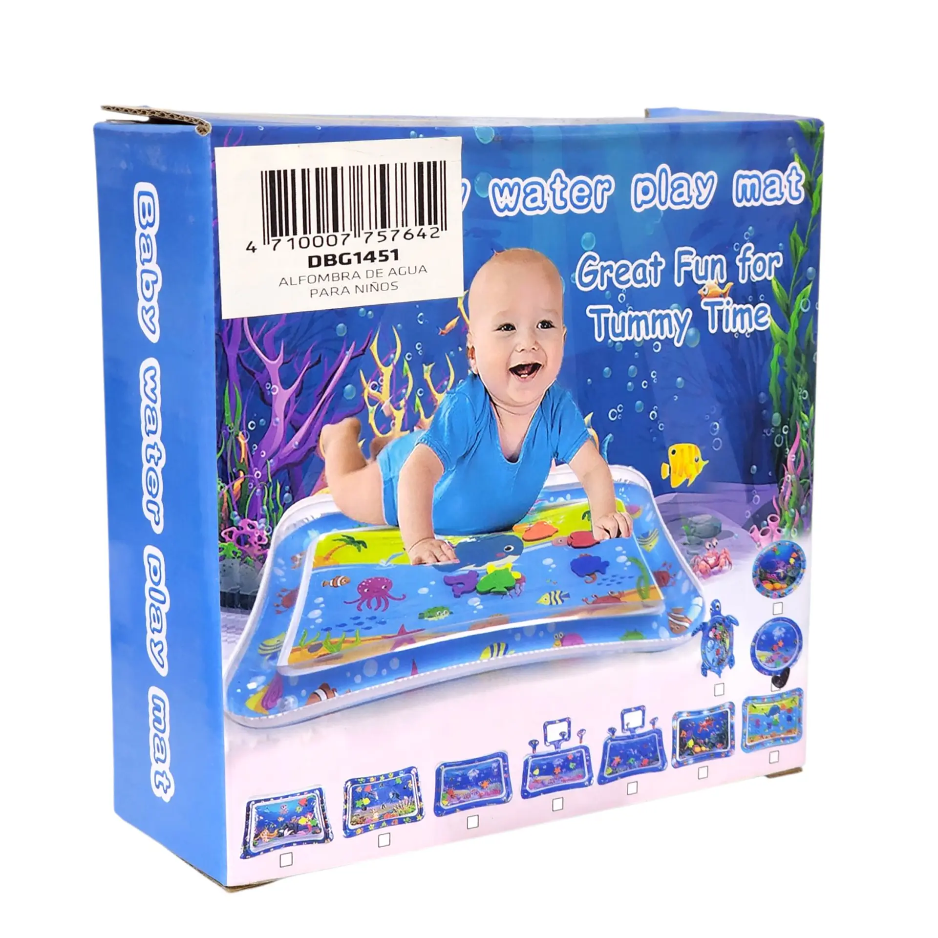 Alfombra De Agua Sensorial Bebé Diseño Marino DBG1451 4