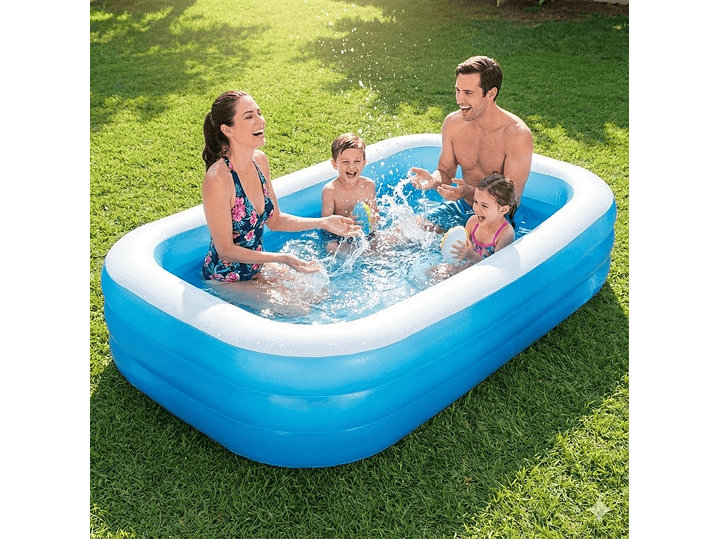 Piscina Inflable Rectangular 185cm DBG1724 Dblue 2