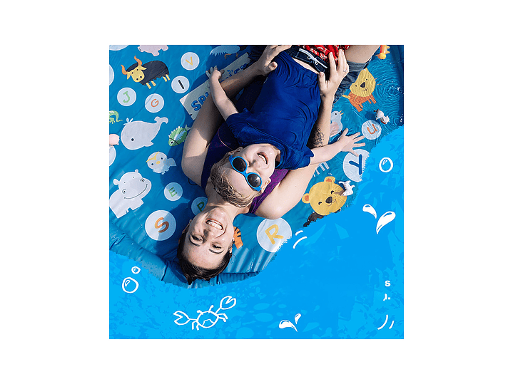 Alfombra Inflable de Agua Con Rociadores Para Niños DBG1260 5