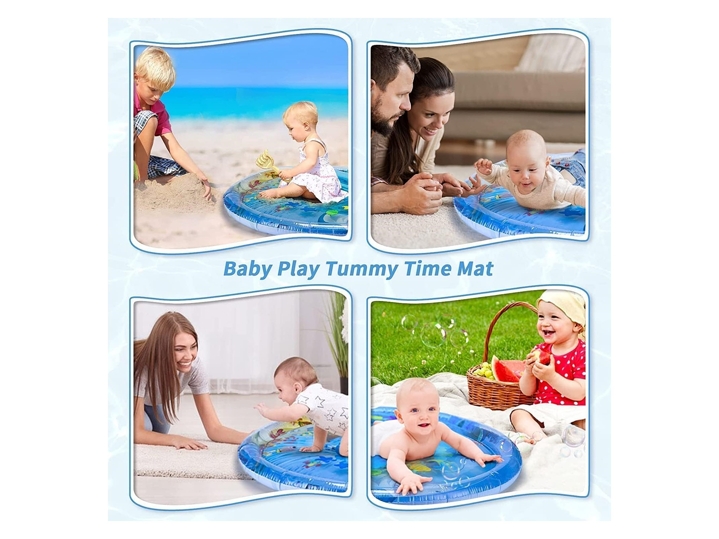 Alfombra De Agua Sensorial Bebé Diseño Marino DBG1451 7