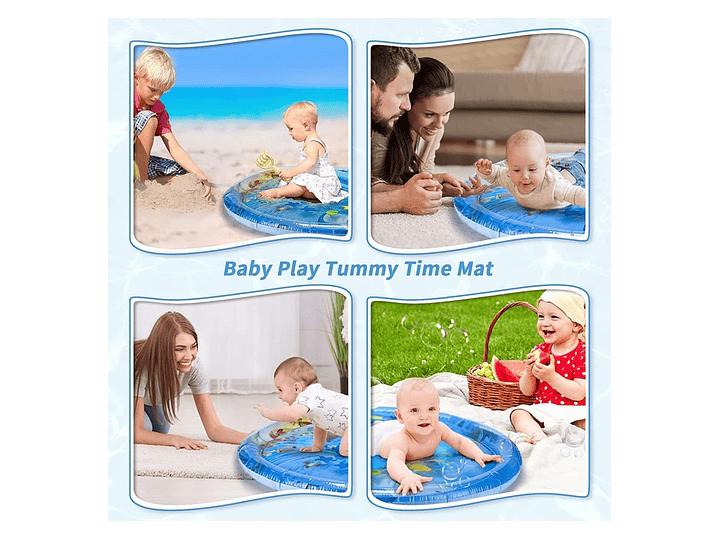 Alfombra De Agua Sensorial Bebé Diseño Marino DBG1451 7