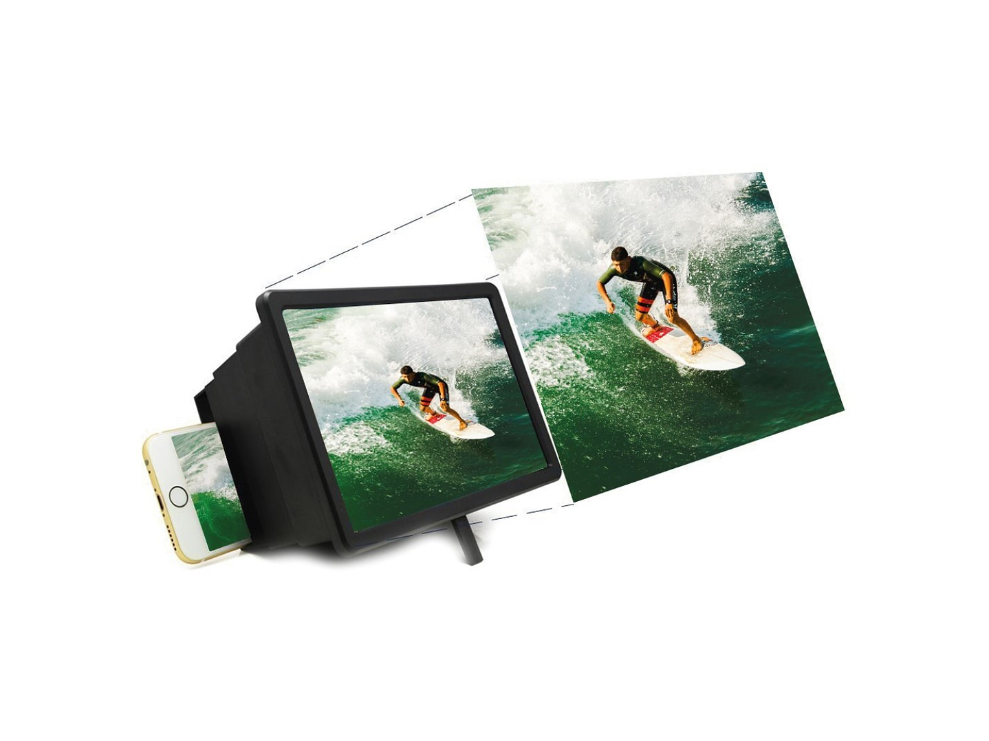 Amplificador 3D de Pantalla Smartphone Lupa DBLUE DBLUPC04 2