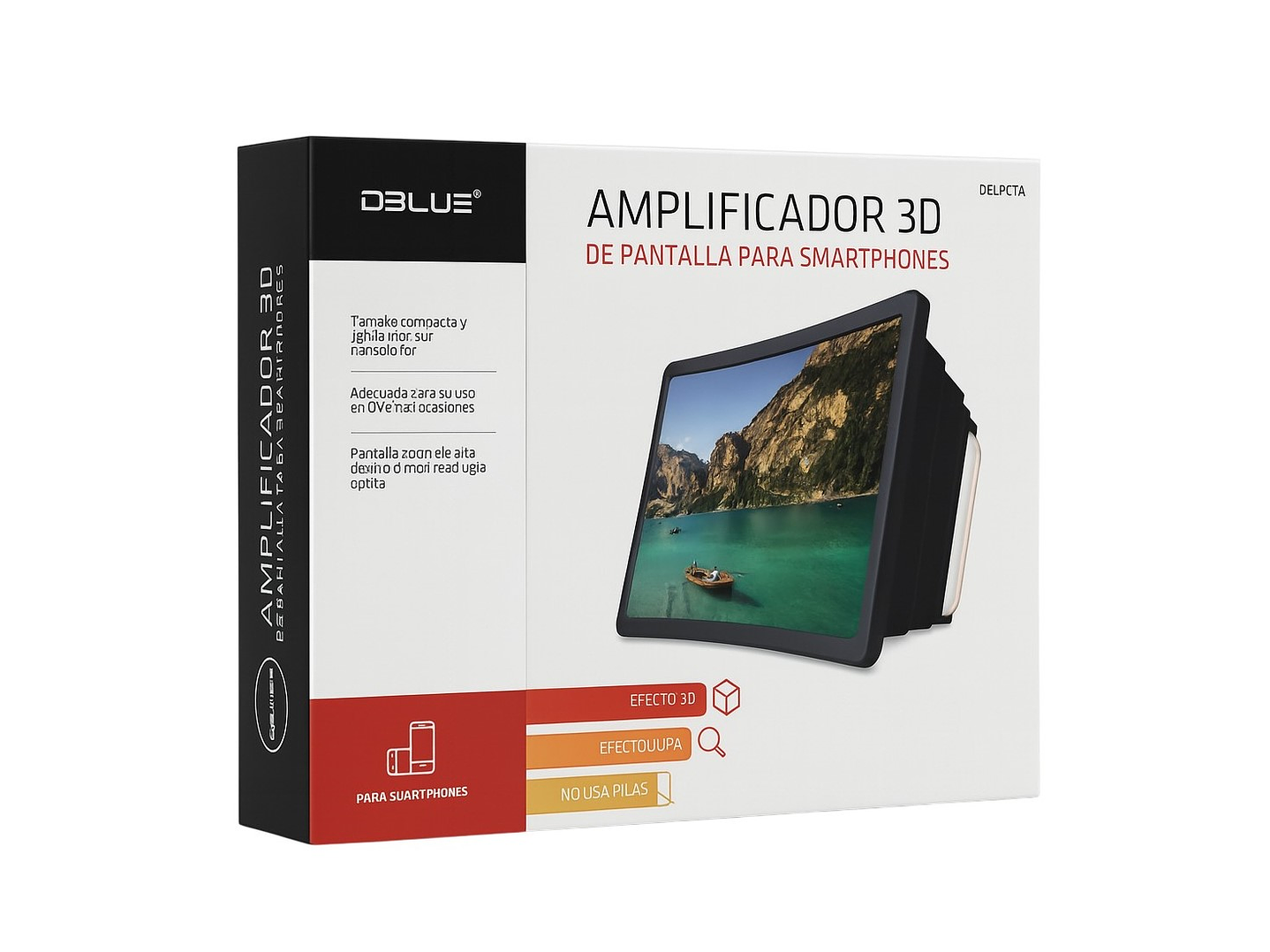 Amplificador 3D de Pantalla Smartphone Lupa DBLUE DBLUPC04 3