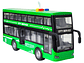 Juguete Autobús Dos Pisos Luces Sonidos 1:16 DBG1680G Verde - Miniatura 1