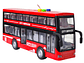 Juguete Autobús Dos Pisos Luces Sonidos 1:16 DBG1680R Rojo - Miniatura 1