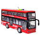 Juguete Autobús Dos Pisos Luces Sonidos 1:16 DBG1680R Rojo - Miniatura 1