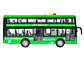 Juguete Autobús Dos Pisos Luces Sonidos 1:16 DBG1680G Verde - Miniatura 3
