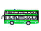 Juguete Autobús Dos Pisos Luces Sonidos 1:16 DBG1680G Verde - Miniatura 4