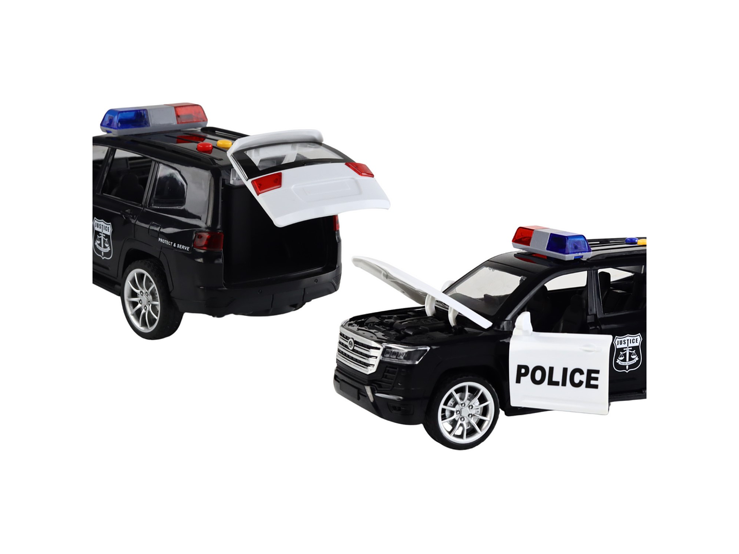 Juguete Camioneta Policía Luces Sonidos Interactiva DBG1682 3