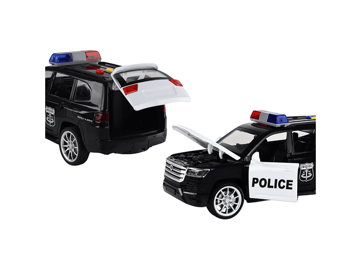 Juguete Camioneta Policía Luces Sonidos Interactiva DBG1682 3
