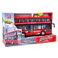 Juguete Autobús Dos Pisos Luces Sonidos 1:16 DBG1680R Rojo - Miniatura 6