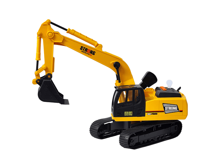 Juguete Retroexcavadora Fricción Luces Sonidos DBG1685 1