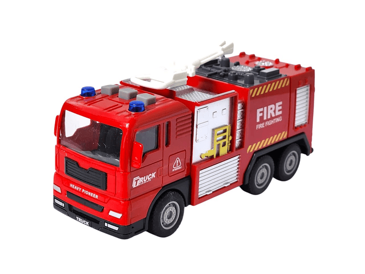 Juguete Camión Bomberos Fricción Luces Sonidos DBG1687 1