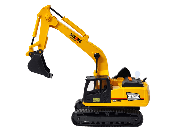 Juguete Retroexcavadora Fricción Luces Sonidos DBG1685 4