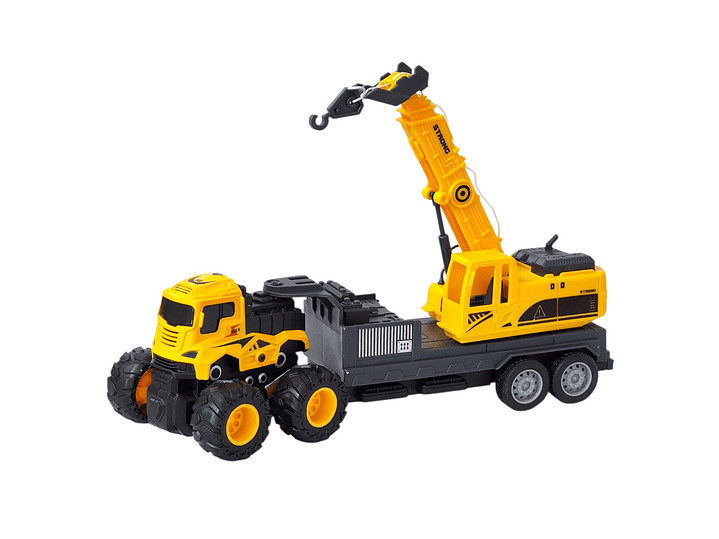 Juguete Camión de Remolque con Grúa Fricción DBG1688 1