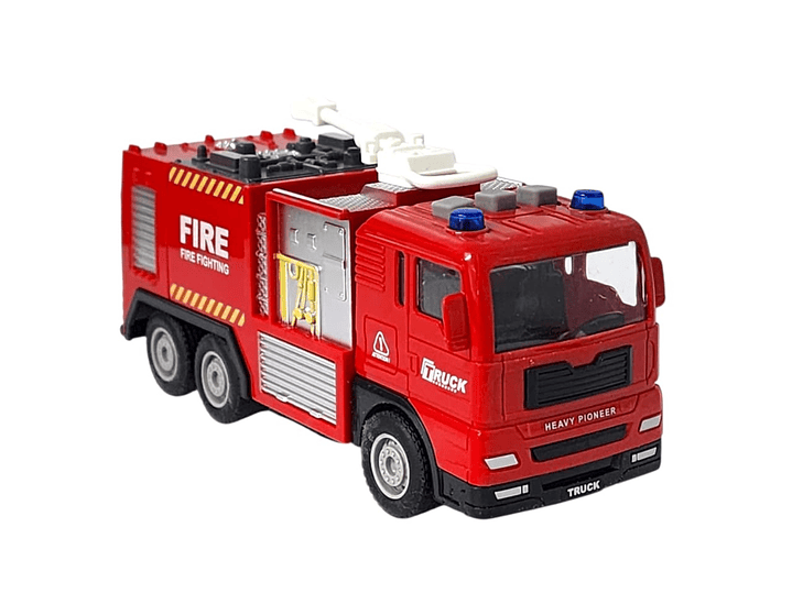 Juguete Camión Bomberos Fricción Luces Sonidos DBG1687 2