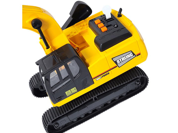 Juguete Retroexcavadora Fricción Luces Sonidos DBG1685 5