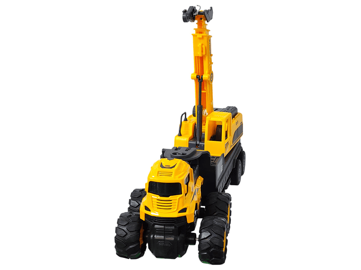 Juguete Camión de Remolque con Grúa Fricción DBG1688 2