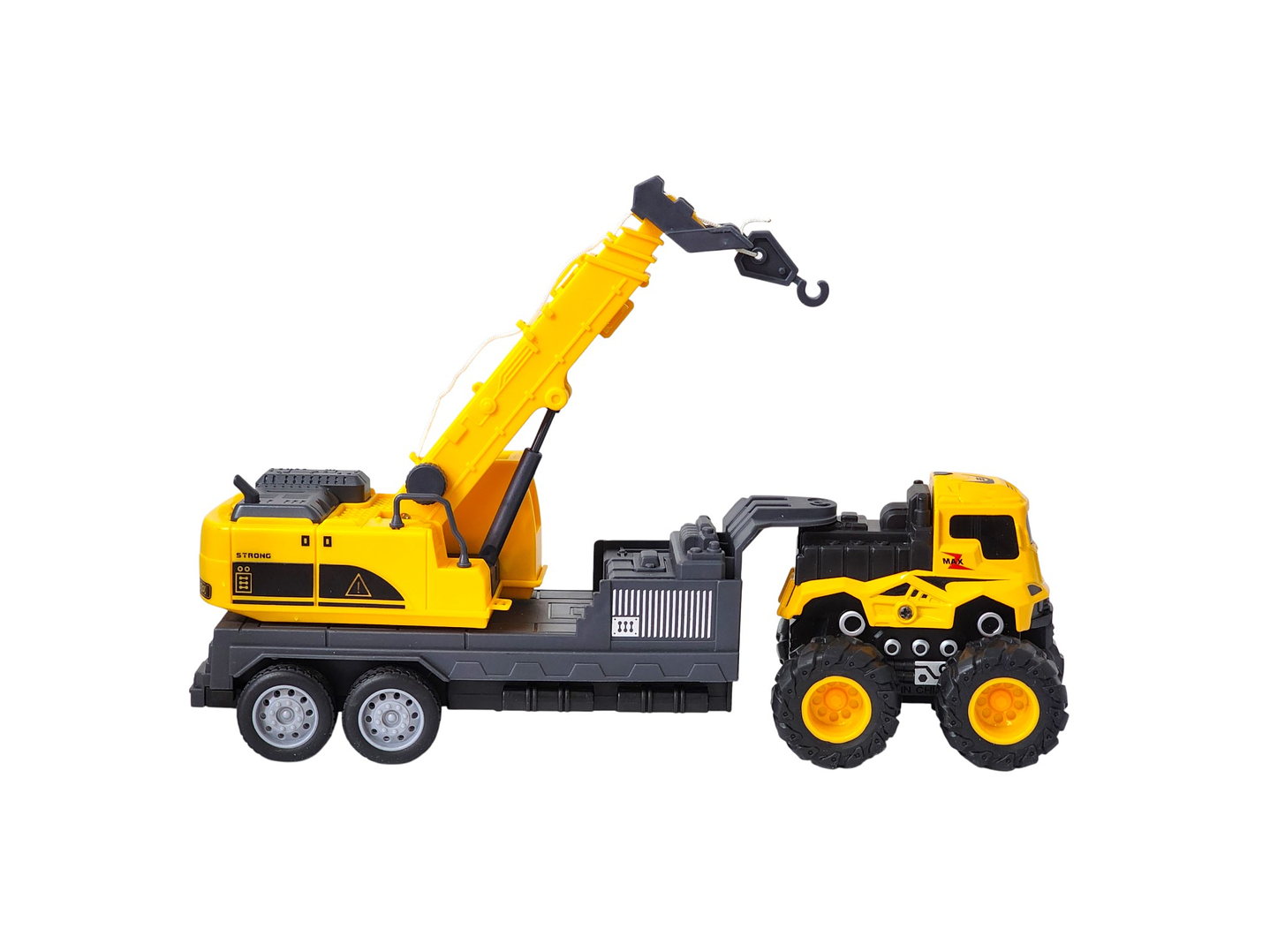 Juguete Camión de Remolque con Grúa Fricción DBG1688 3