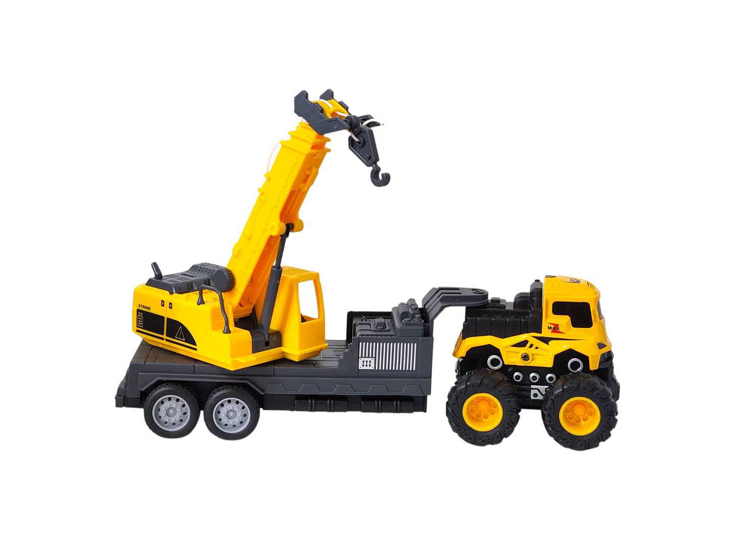 Juguete Camión de Remolque con Grúa Fricción DBG1688 4