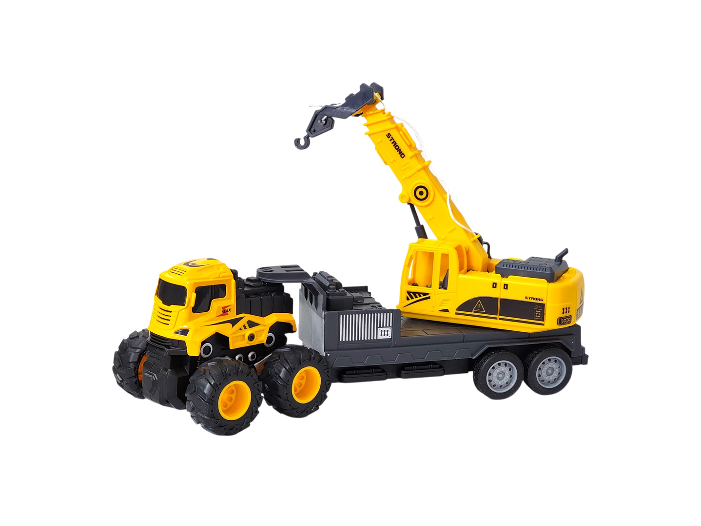 Juguete Camión de Remolque con Grúa Fricción DBG1688 5