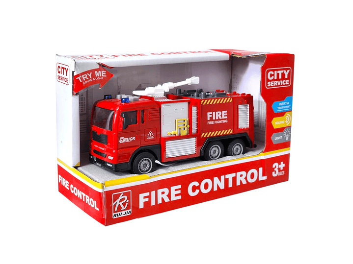 Juguete Camión Bomberos Fricción Luces Sonidos DBG1687 6