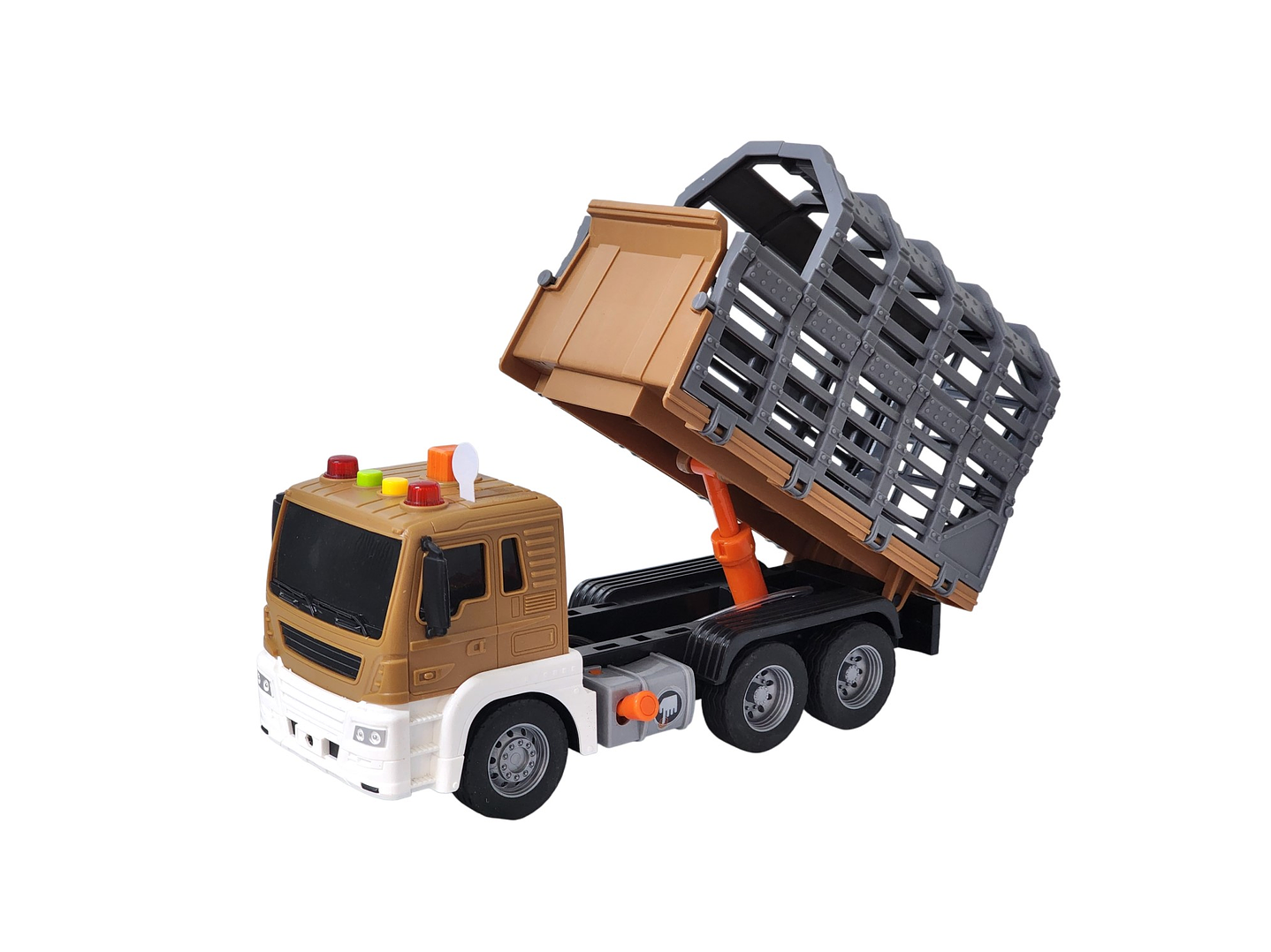 Juguete Camión Remolque Luces Sonidos Dinosaurios DBG1613 4