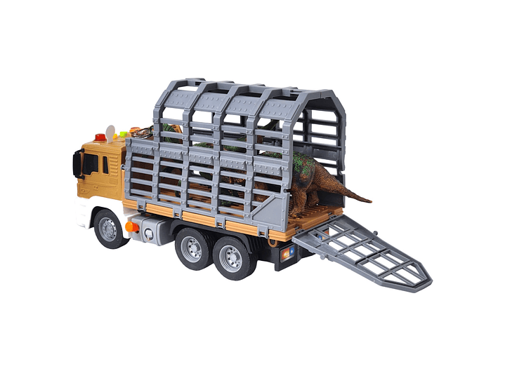 Juguete Camión Remolque Luces Sonidos Dinosaurios DBG1613 5