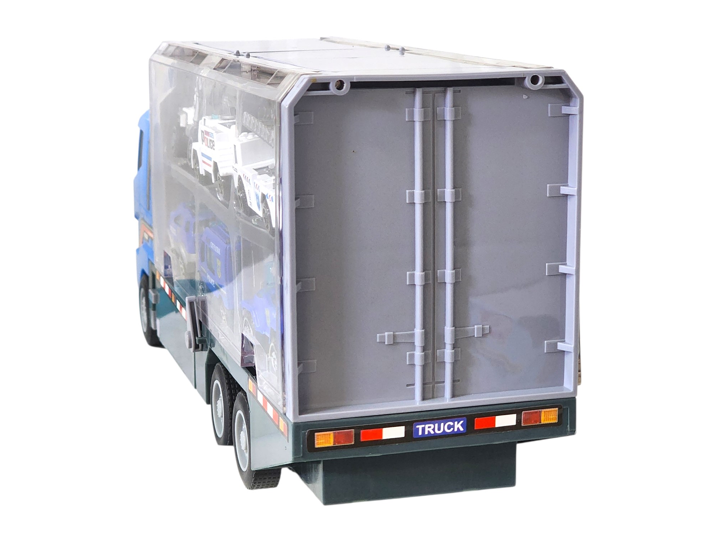 Juguete Camión Transporte Policial Fricción 6 Autos DBG1611 5