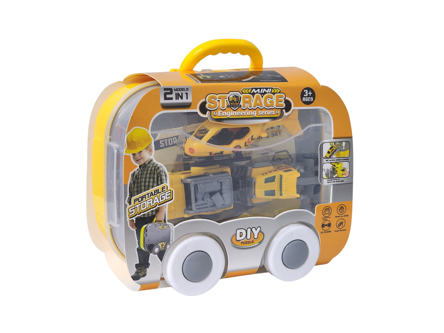 Juguete Estación Construcción 2 en 1 con Vehículos DBG1707 1