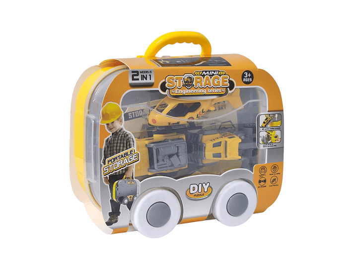 Juguete Estación Construcción 2 en 1 con Vehículos DBG1707 1