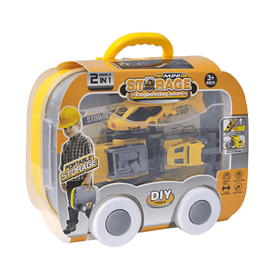 Juguete Estación Construcción 2 en 1 con Vehículos DBG1707