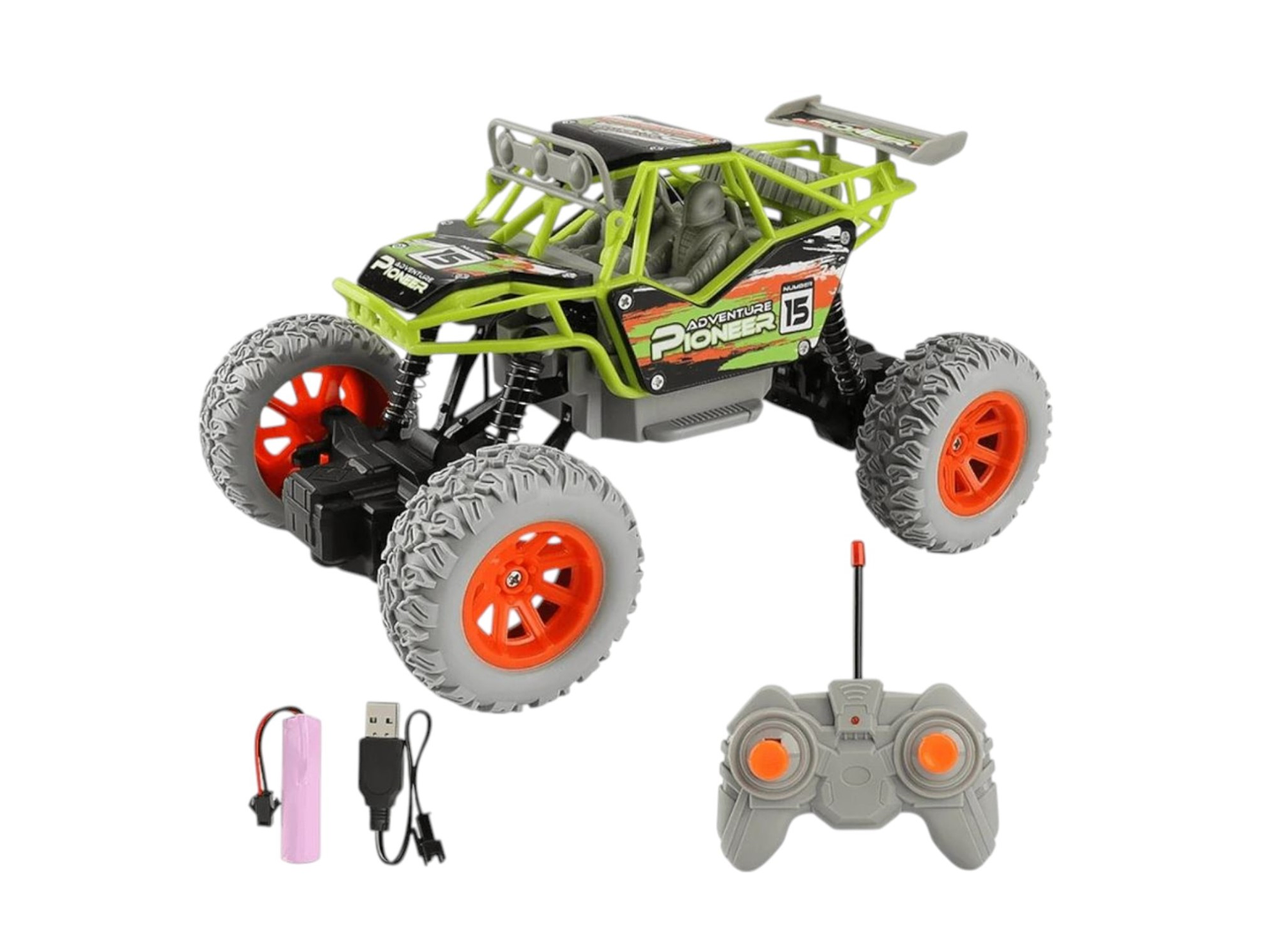 Auto Todoterreno 4x4 Control Remoto Luces Esc 1:20 DBG1622G 1