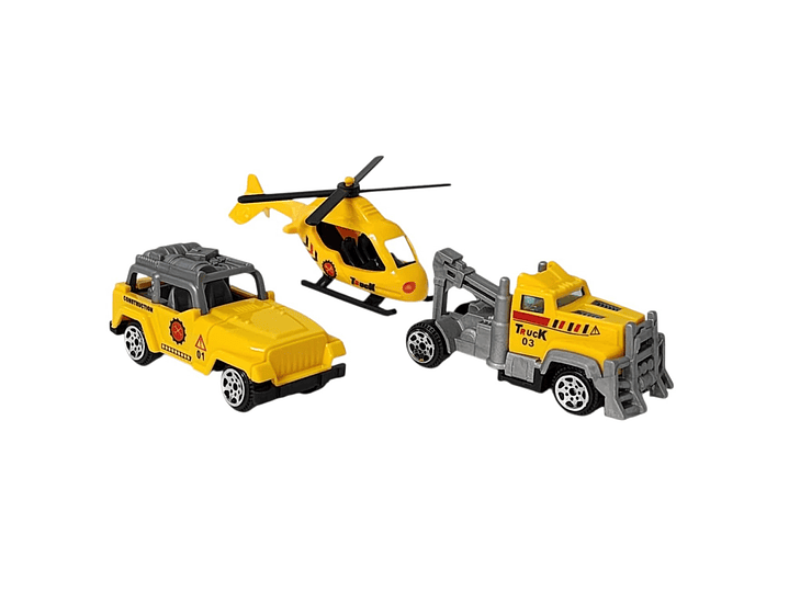 Juguete Estación Construcción 2 en 1 con Vehículos DBG1707 3