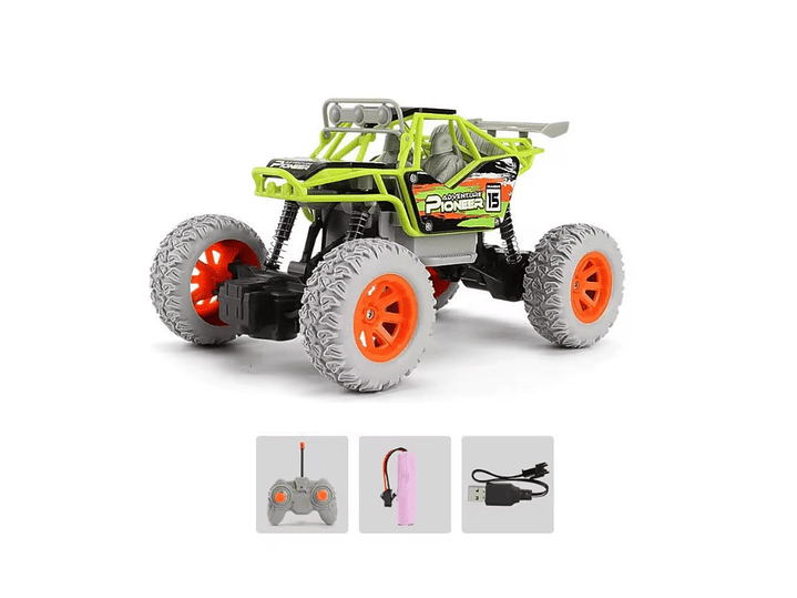 Auto Todoterreno 4x4 Control Remoto Luces Esc 1:20 DBG1622G 2