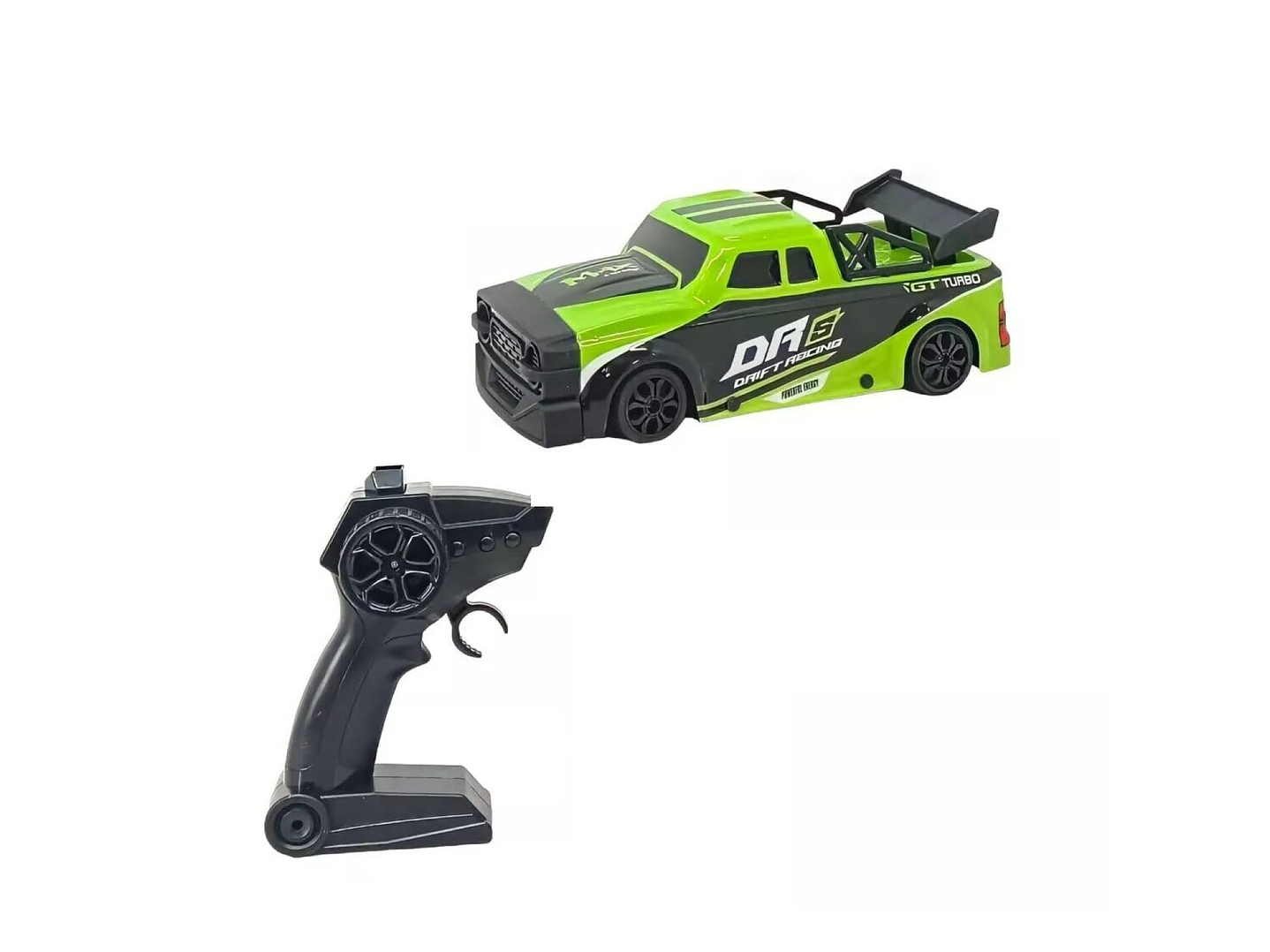 Auto Control Remoto Drift 4 Canales Luces Led DBG1599G Verde 1