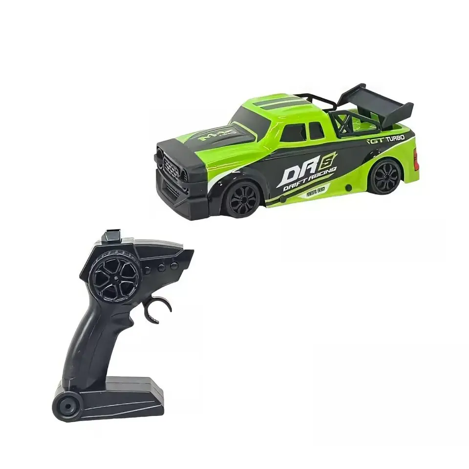 Auto Control Remoto Drift 4 Canales Luces Led DBG1599G Verde 1