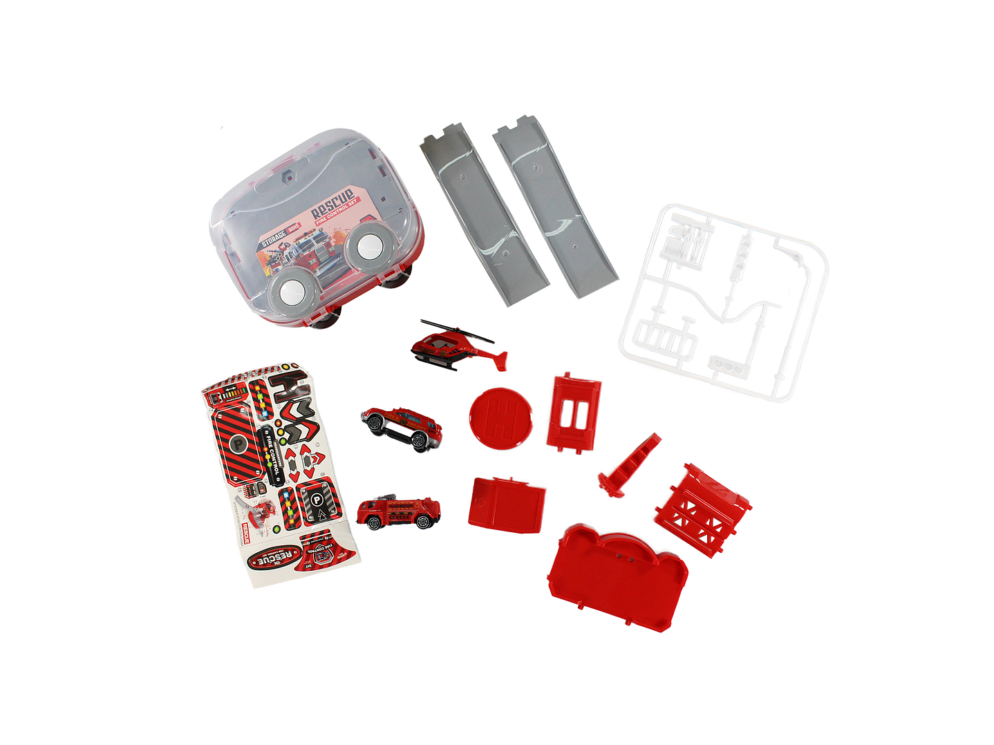 Juguete Estación Bomberos 2 en 1 con Vehículos DBG1708 3